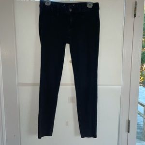 American Eagle Mid-Rise Black Jeggings Size 6